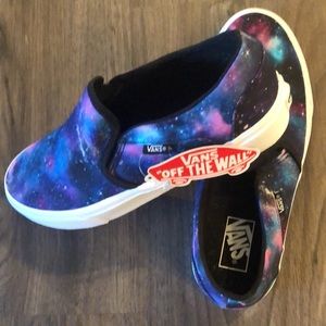 Vans Size 11 Slip-On Galaxy Skate Shoe - Multicolor
